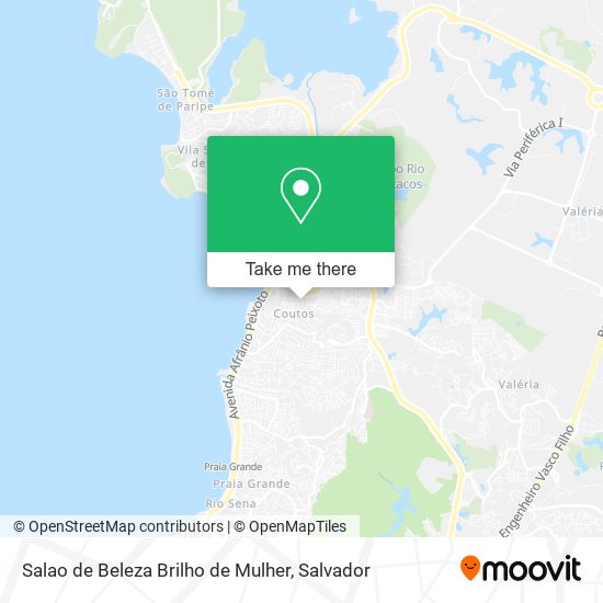 Salao de Beleza Brilho de Mulher map