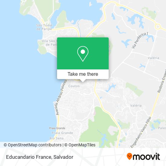 Mapa Educandario France