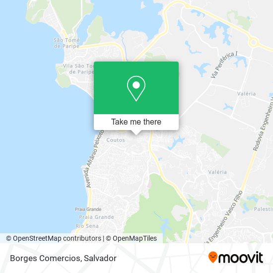 Borges Comercios map