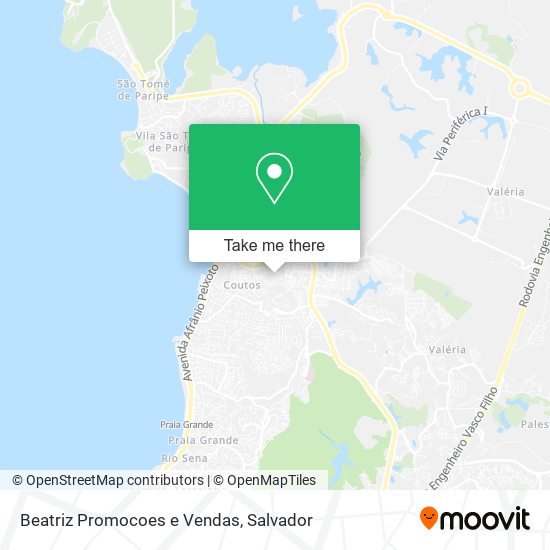 Beatriz Promocoes e Vendas map