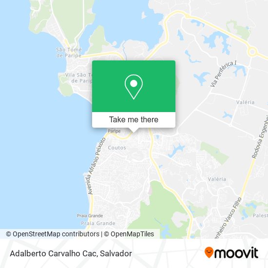 Adalberto Carvalho Cac map