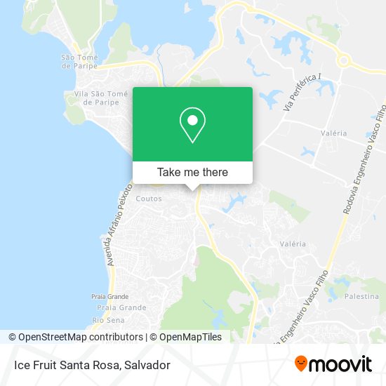 Mapa Ice Fruit Santa Rosa
