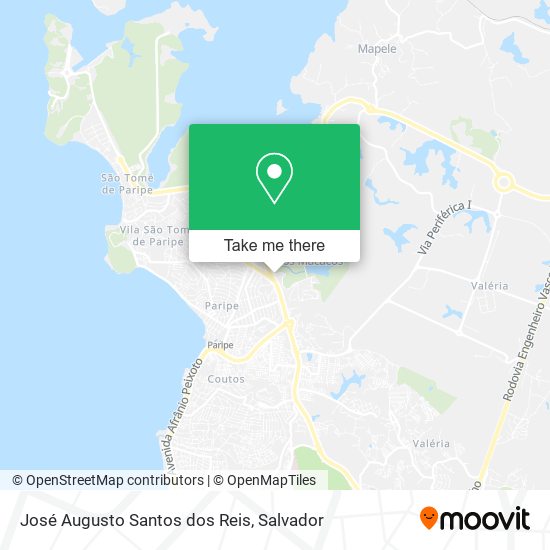 José Augusto Santos dos Reis map