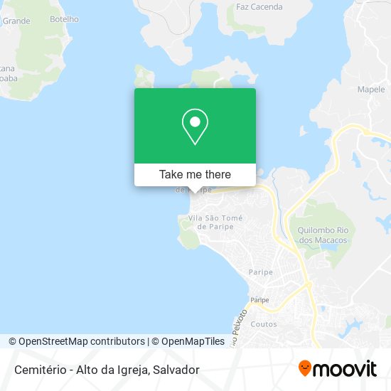 Cemitério - Alto da Igreja map