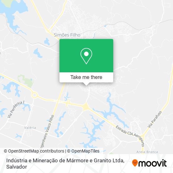 Indústria e Mineração de Mármore e Granito Ltda map