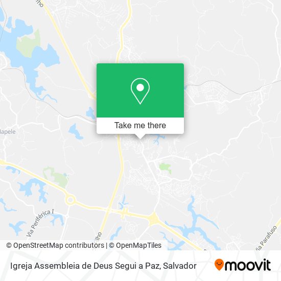 Igreja Assembleia de Deus Segui a Paz map