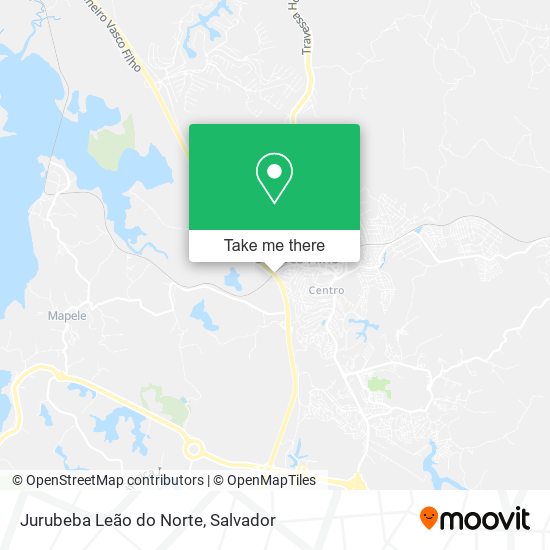Jurubeba Leão do Norte map