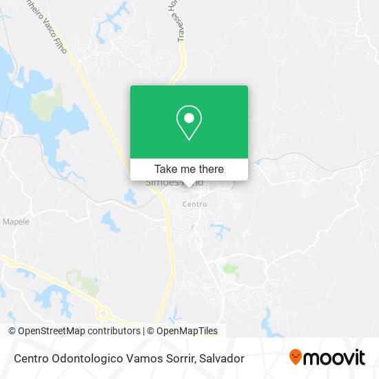 Mapa Centro Odontologico Vamos Sorrir