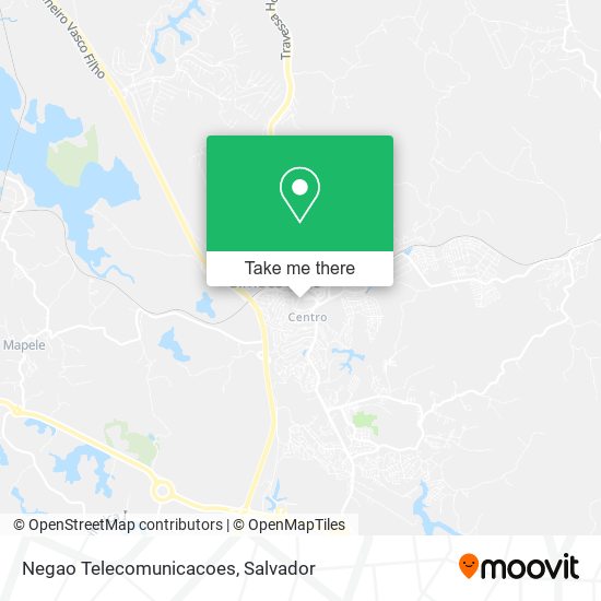 Negao Telecomunicacoes map