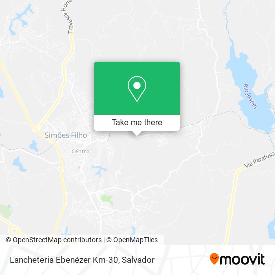 Lancheteria Ebenézer Km-30 map