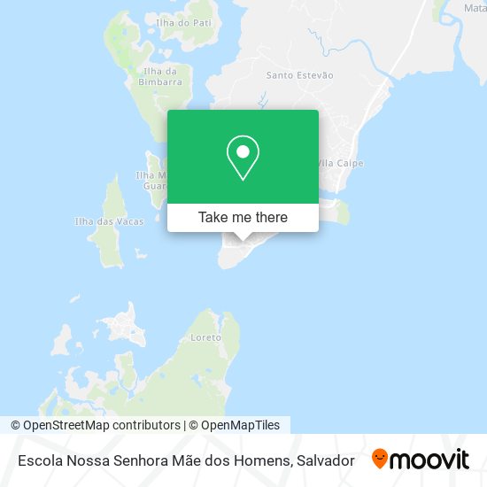 Mapa Escola Nossa Senhora Mãe dos Homens