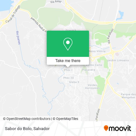 Mapa Sabor do Bolo