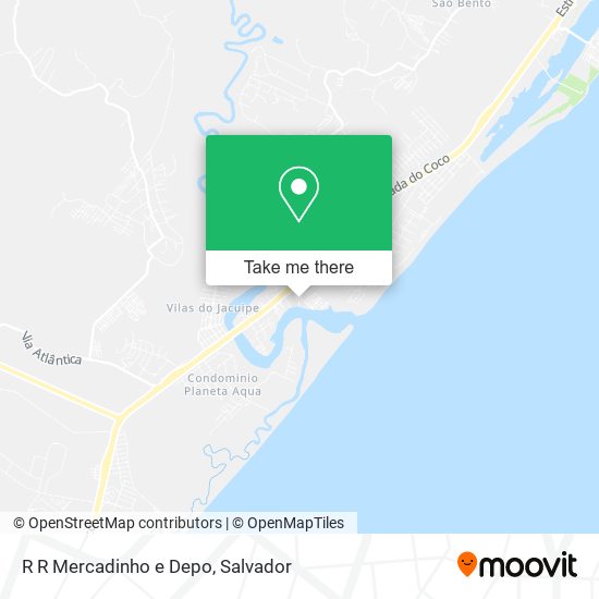 R R Mercadinho e Depo map