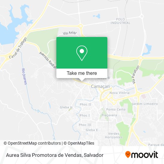 Aurea Silva Promotora de Vendas map