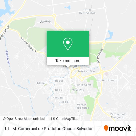 Mapa I. L. M. Comercial de Produtos Oticos