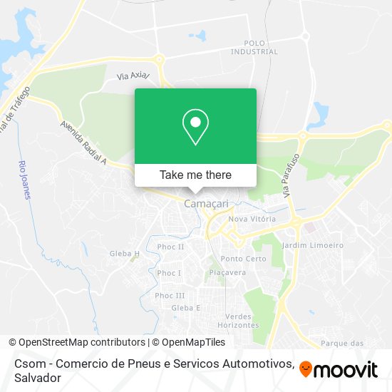 Csom - Comercio de Pneus e Servicos Automotivos map