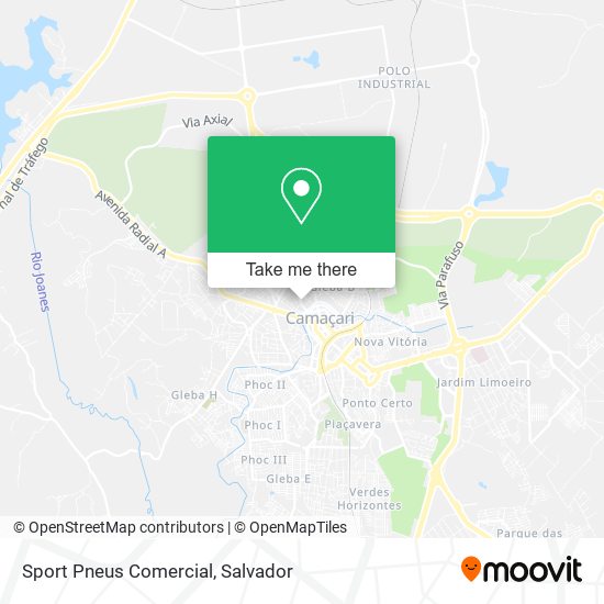 Mapa Sport Pneus Comercial