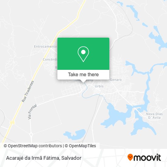 Acarajé da Irmã Fátima map