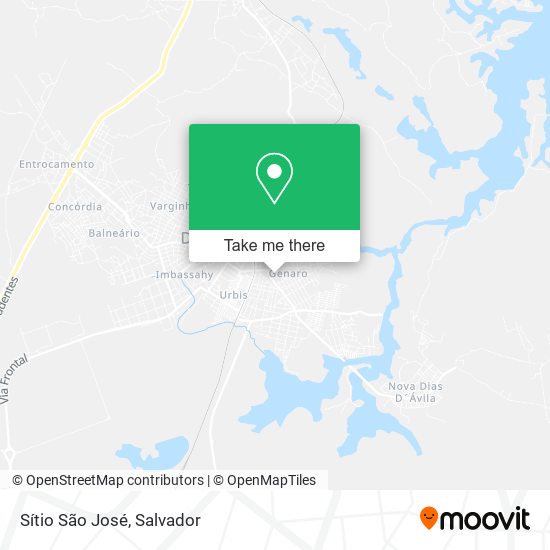 Sítio São José map