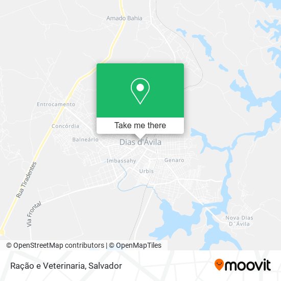 Ração e Veterinaria map