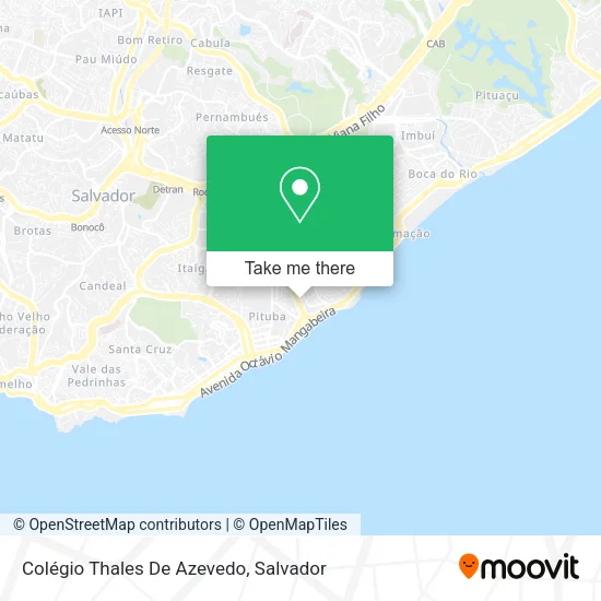 Colégio Thales De Azevedo map