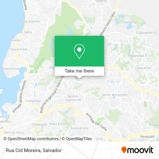 Rua Cid Moreira map