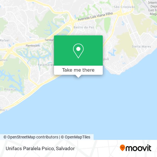 Unifacs Paralela Psico map