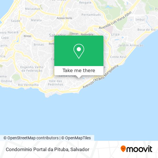 Mapa Condomínio Portal da Pituba