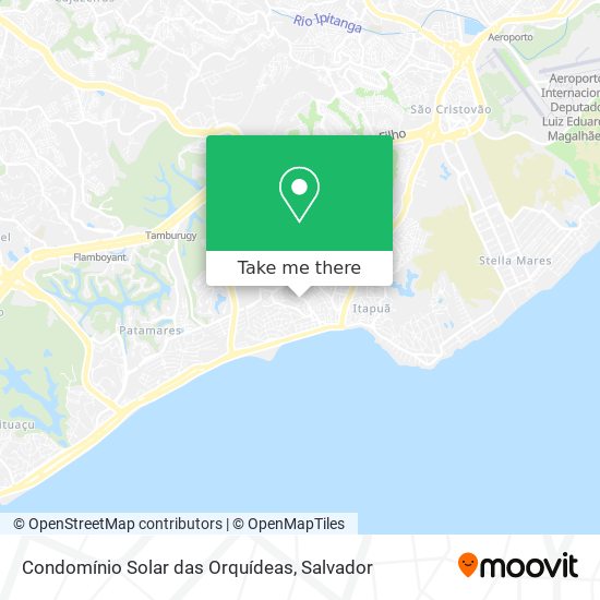Condomínio Solar das Orquídeas map