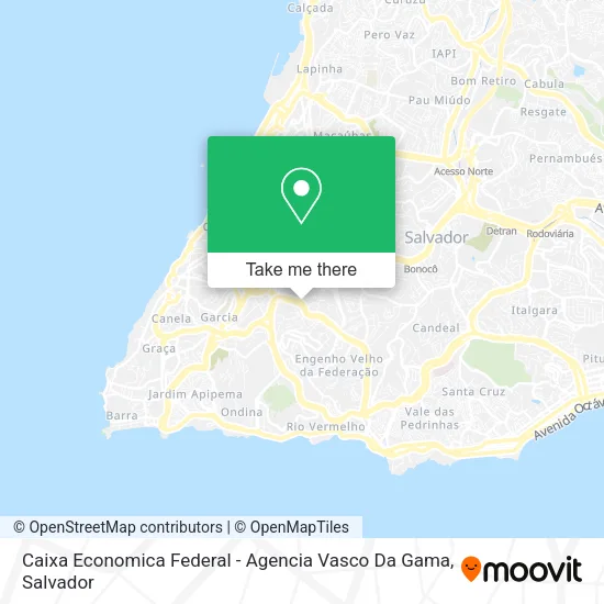 Caixa Economica Federal - Agencia Vasco Da Gama map