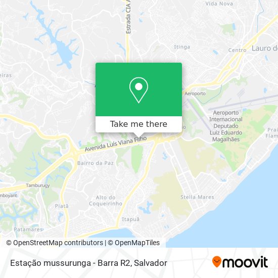 Estação mussurunga - Barra R2 map