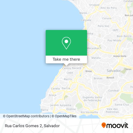 Mapa Rua Carlos Gomes 2