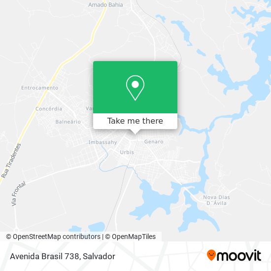 Mapa Avenida Brasil 738