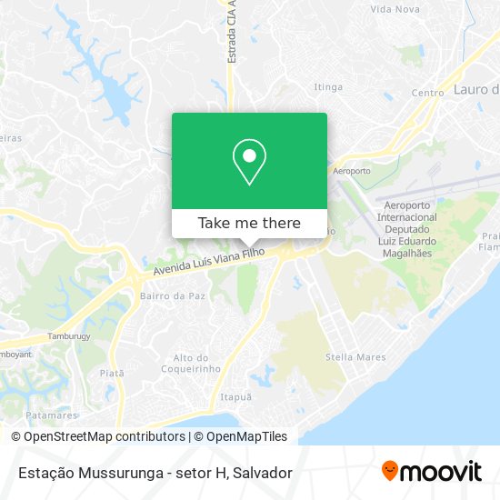Estação Mussurunga - setor H map