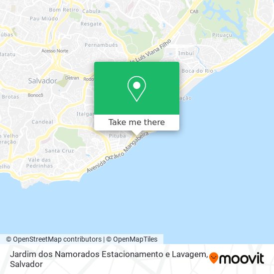 Jardim dos Namorados Estacionamento e Lavagem map