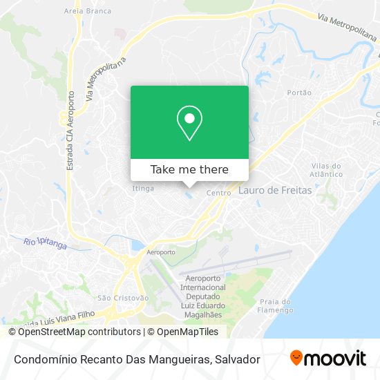 Mapa Condomínio Recanto Das Mangueiras