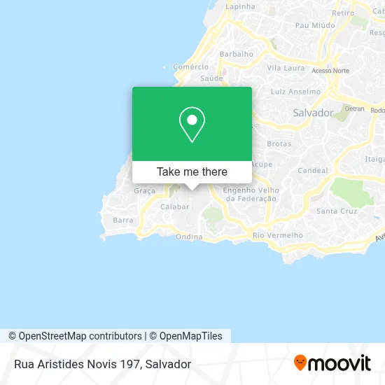 Rua Aristides Novis 197 map