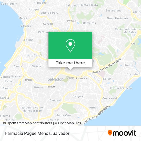 Farmácia Pague Menos map