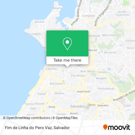 Mapa Fim de Linha do Pero Vaz