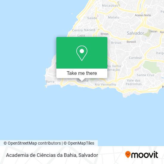 Academia de Ciências da Bahia map