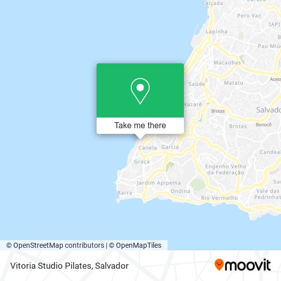 Vitoria Studio Pilates map