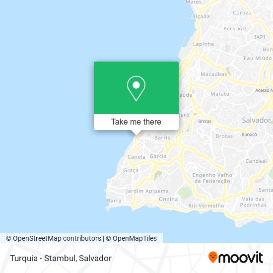 Mapa Turquia - Stambul