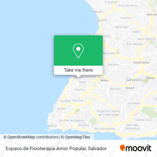 Espaco de Fisioterapia Amor Popular map