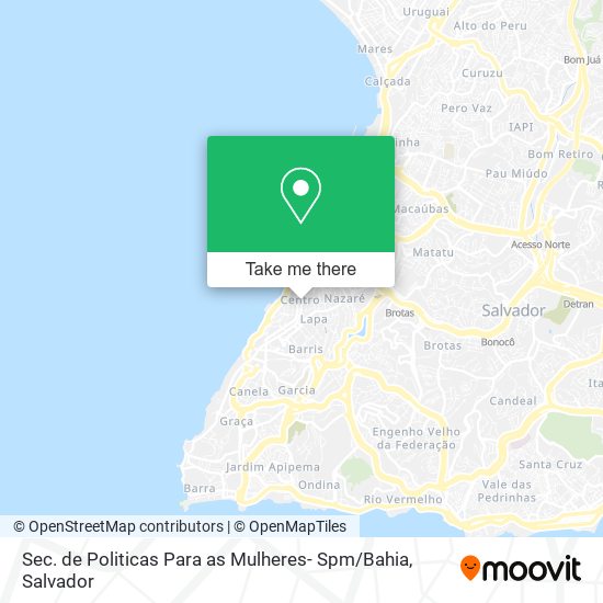 Mapa Sec. de Politicas Para as Mulheres- Spm / Bahia