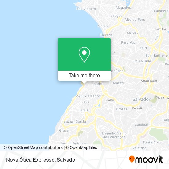 Nova Ótica Expresso map