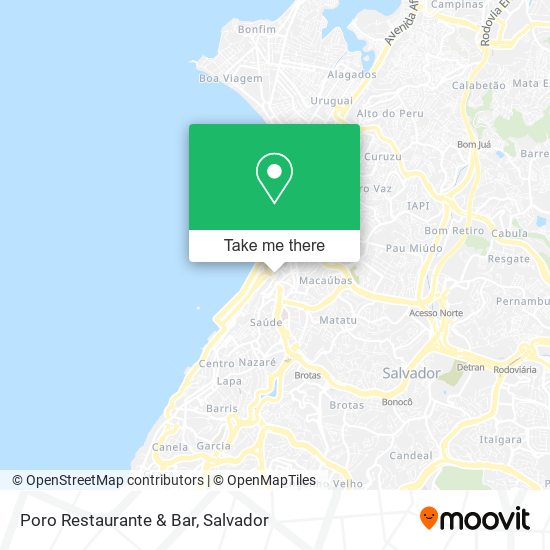 Poro Restaurante & Bar map