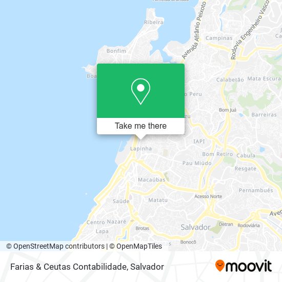 Farias & Ceutas Contabilidade map
