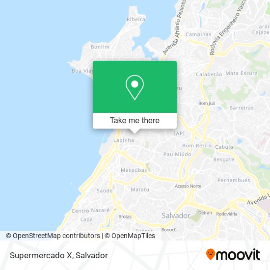 Mapa Supermercado X