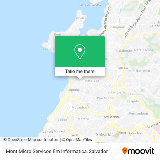 Mapa Mont Micro Servicos Em Informatica
