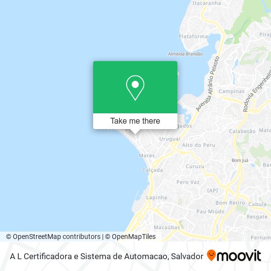 A L Certificadora e Sistema de Automacao map